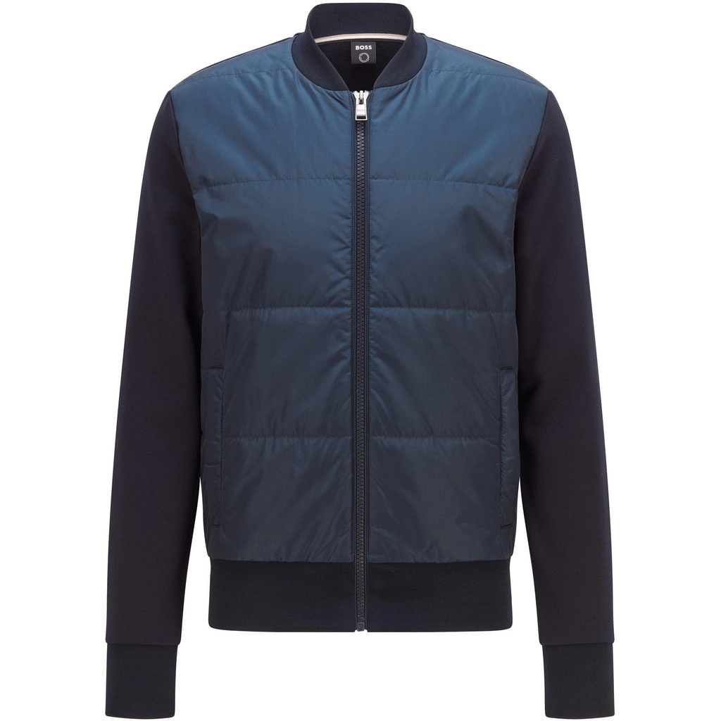 Hugo Boss Skiles Padded Sweater - Navy 404
